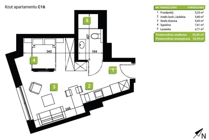 Przestronny salon w apartamencie w Szczyrku – nowo