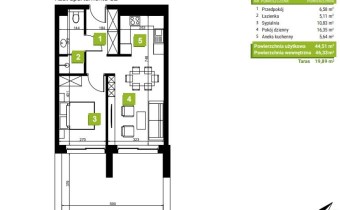 Przestronny salon w apartamencie w Szczyrku – zesn