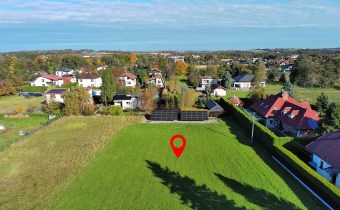 Widok działki 264/3B – prąd i woda na działce, gaz