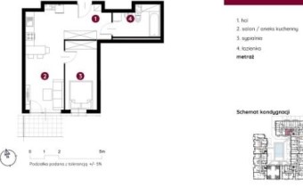 Zielony dziedziniec i strefa rekreacji. Przestrzeń