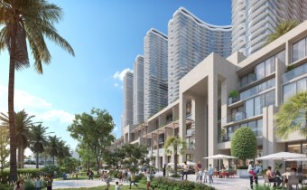 Panoramiczny widok z tarasu – Luksusowy apartament