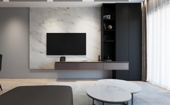 Jasna sypialnia i elegancka łazienka – funkcjonaln