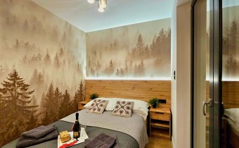 Salon z aneksem kuchennym Nowoczesny salon z aneks