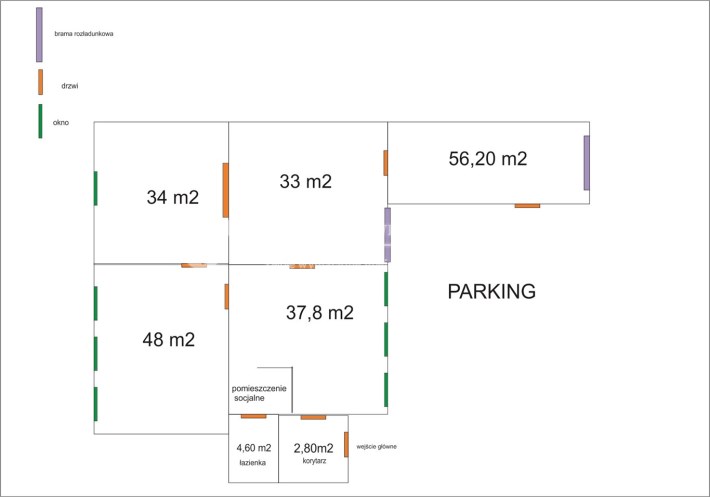Lokal na wynajem w Kamienicy