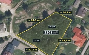 PRZESTRZEŃ NA DOM I DUŻY OGRÓD  2301 m² powierzchn