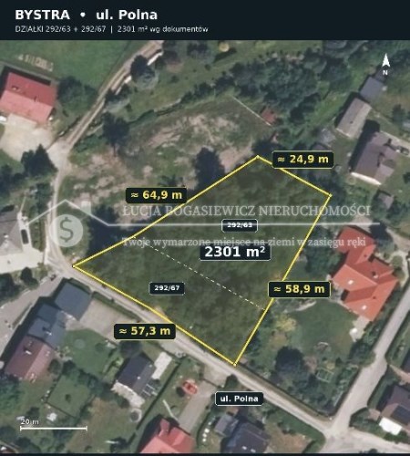 PRZESTRZEŃ NA DOM I DUŻY OGRÓD  2301 m² powierzchn